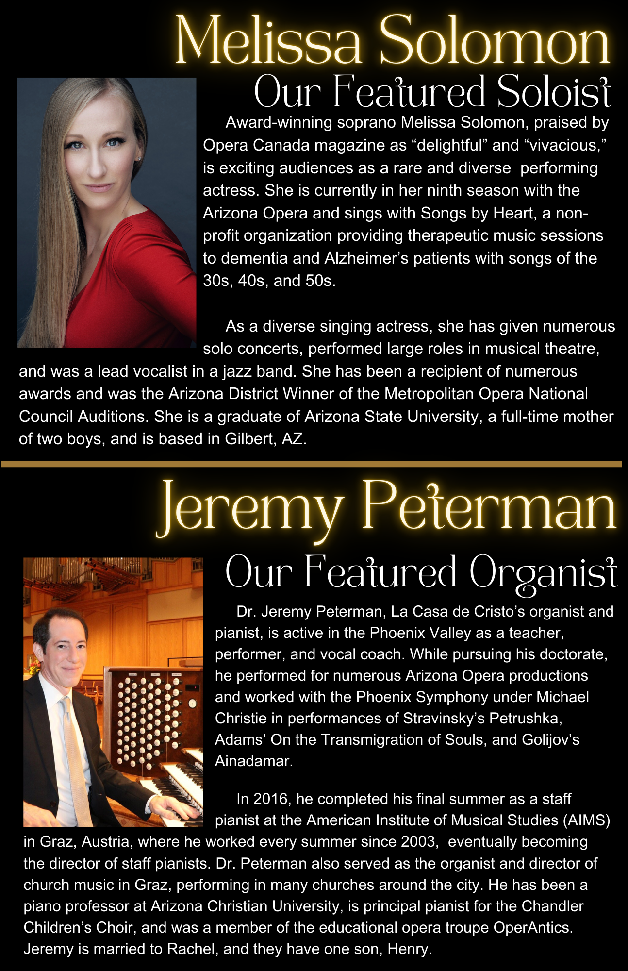 Concert Program - The Scottsdale Philharmonic