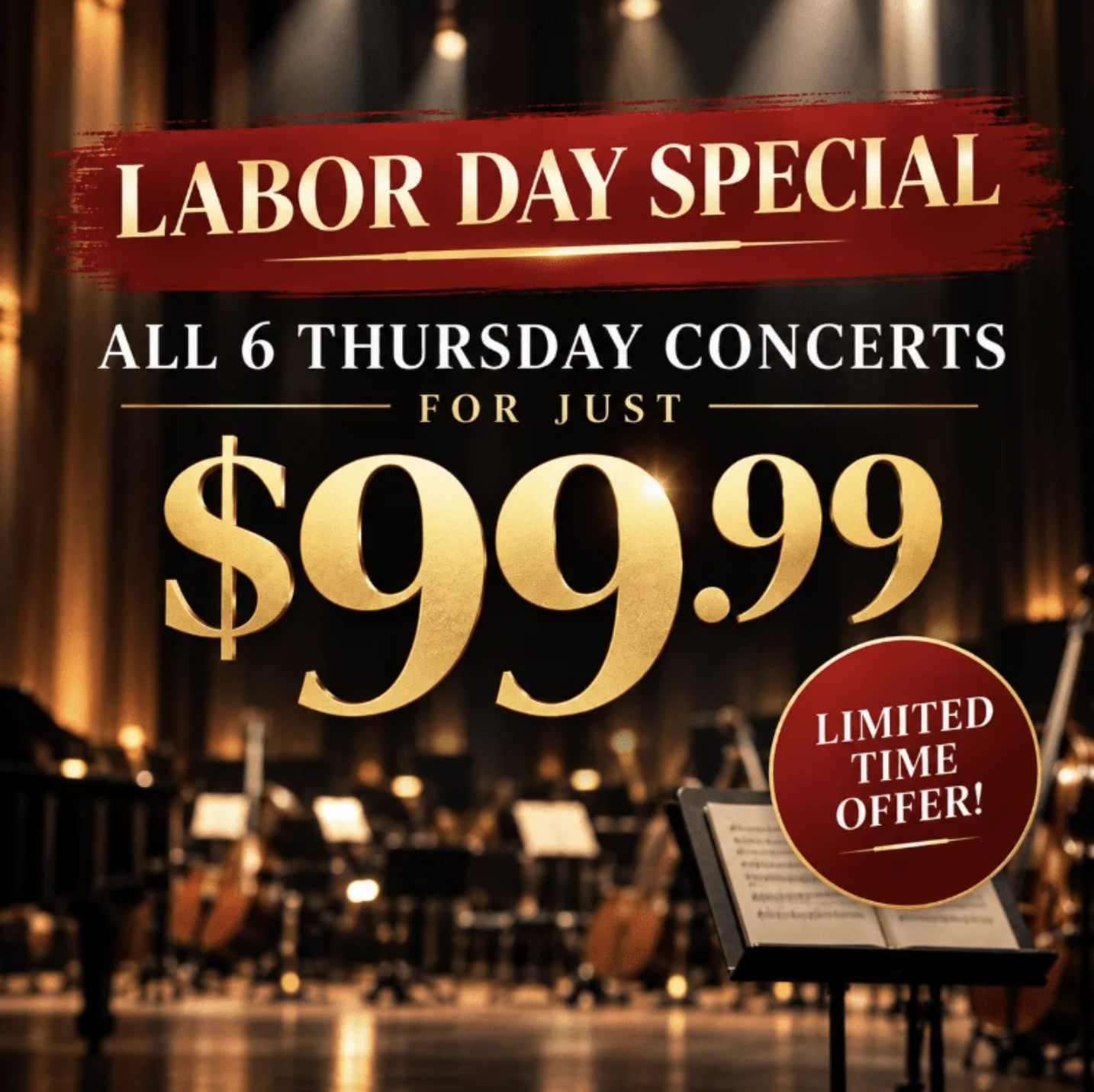 Labor Day Ticket Special